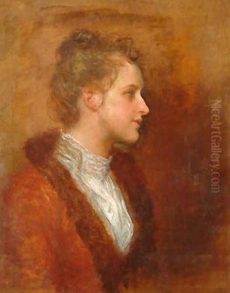 Lila Prinsep, 1890 Oil Painting by George Frederick Watts