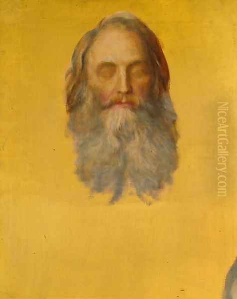 Sir Henry Taylor (1880-86) c.1870 Oil Painting by George Frederick Watts