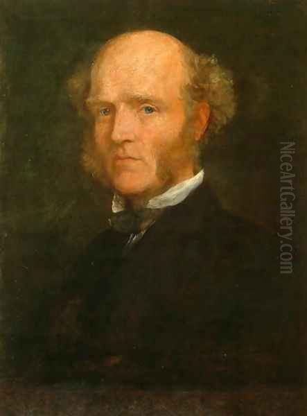 Thomas Hughes (1822-96) Oil Painting by George Frederick Watts