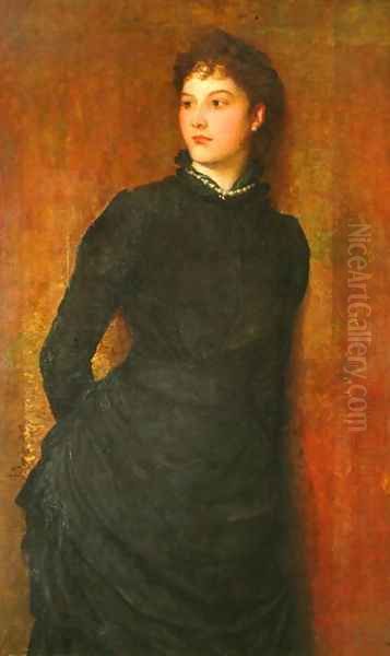 Rachel Gurney, 1885 Oil Painting by George Frederick Watts