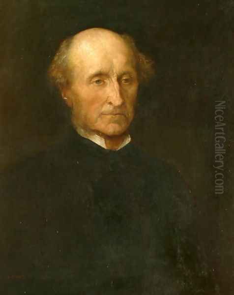 John Stuart Mill (1806-73) 1973 Oil Painting by George Frederick Watts