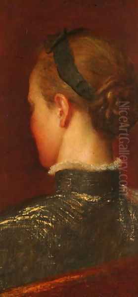 Mrs G. F. Watts, 1887 Oil Painting by George Frederick Watts