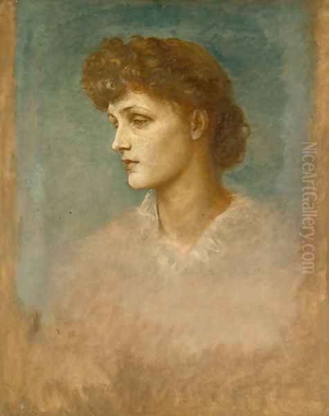 Lindsay Violet, 1879 Oil Painting by George Frederick Watts