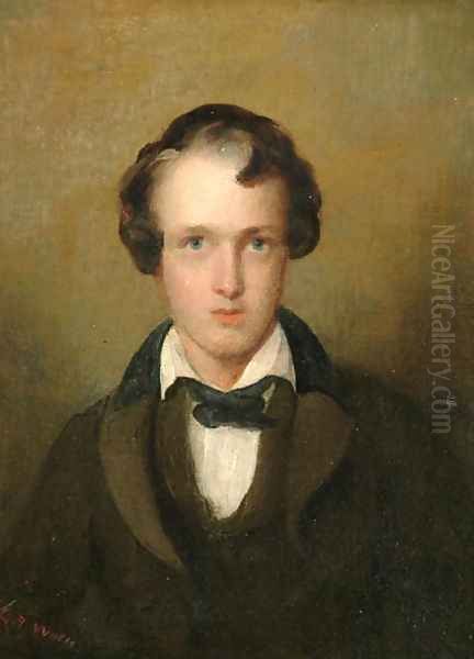 Reverend A. Wellsted, c.1839 Oil Painting by George Frederick Watts