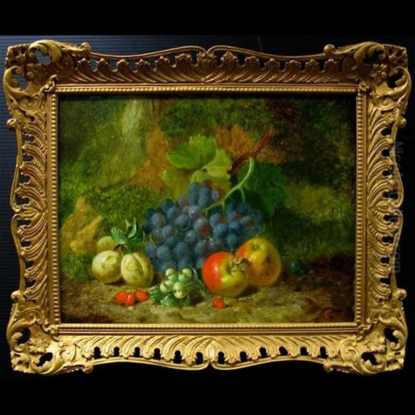 Still Life - Fruit Oil Painting by Charles Thomas Bale