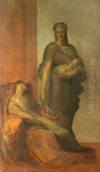 The Messenger Oil Painting by George Frederick Watts