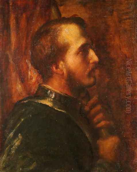 The Standard Bearer, 1866 Oil Painting by George Frederick Watts