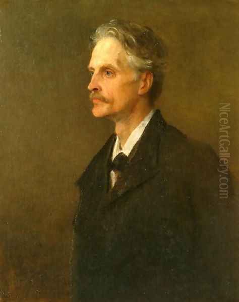 Rt. Hon. Gerald Balfour (1853-1945) 1899 Oil Painting by George Frederick Watts