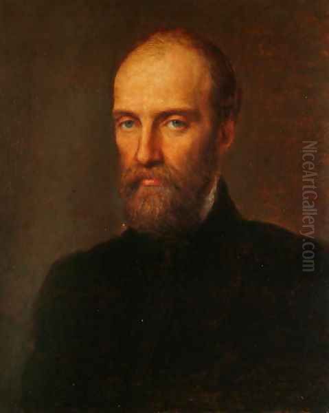 Prince de Jonville (1818-1900) Oil Painting by George Frederick Watts