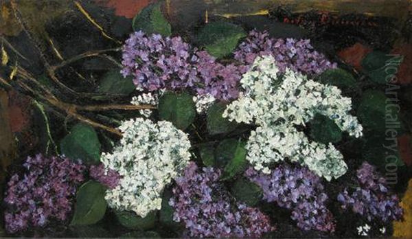 Crenguthe De Liliac Oil Painting by Octav Bancila