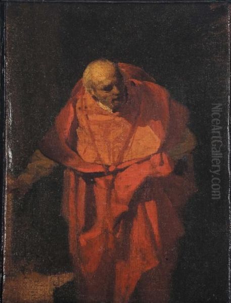 Figura Maschile Oil Painting by Nicolo Barabino