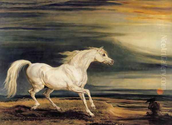 Marengo 1824 Oil Painting by James Ward