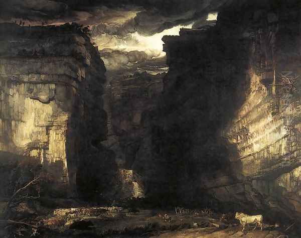 Gordale Scar 1811-13 Oil Painting by James Ward