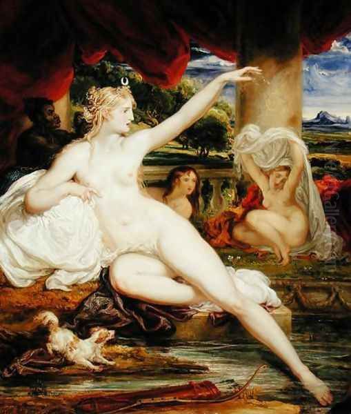 Diana at the Bath, 1830 Oil Painting by James Ward