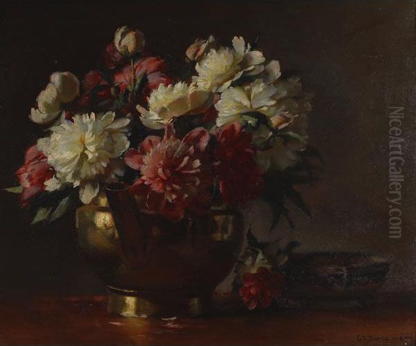 Floral Still Life Oil Painting by George Randolph Barse Jr.