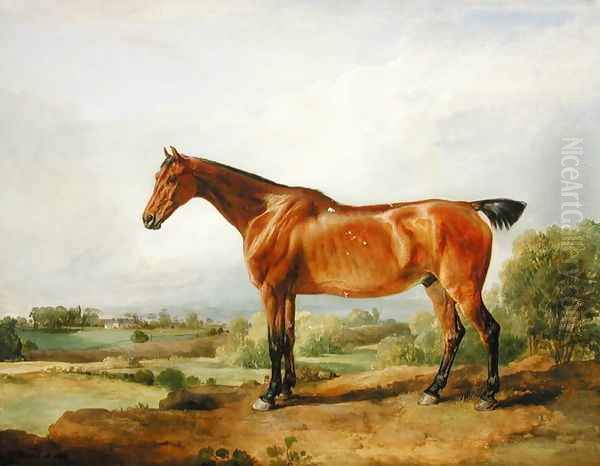 A Hunter in a Landscape, 1810 Oil Painting by James Ward