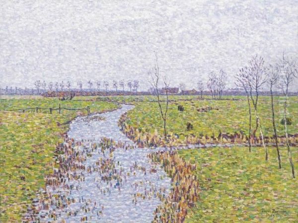 Landschaft Bei Sluis Oil Painting by Paul Baum