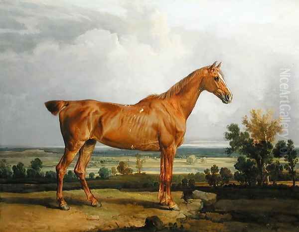 Hunter in a Landscape, 1810 Oil Painting by James Ward