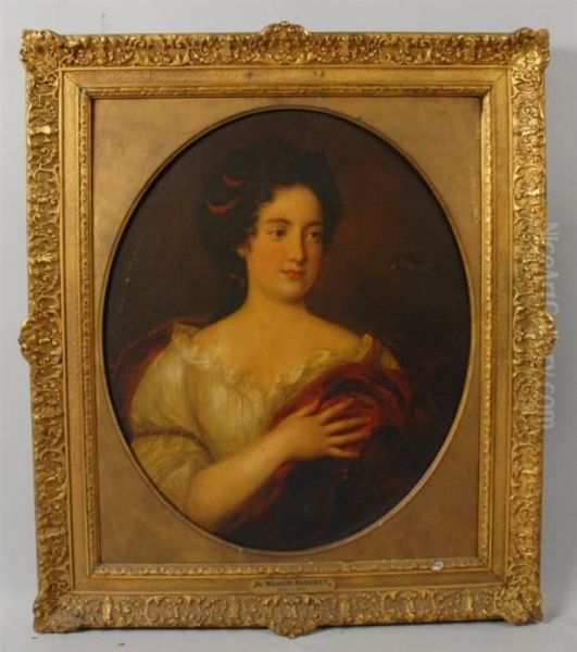 Portrait Of Madam De Meintenon Oil Painting by Sir William Beechey