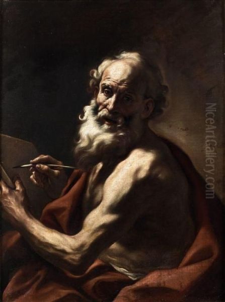 Saint Jerome Oil Painting by Giovan Battista Beinaschi