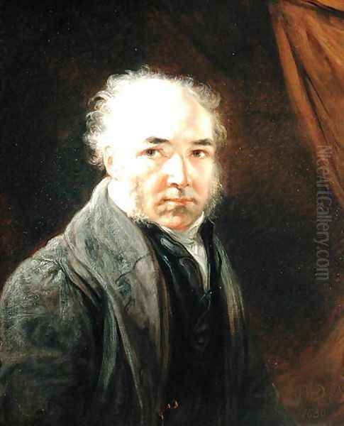 Self Portrait, 1830 Oil Painting by James Ward