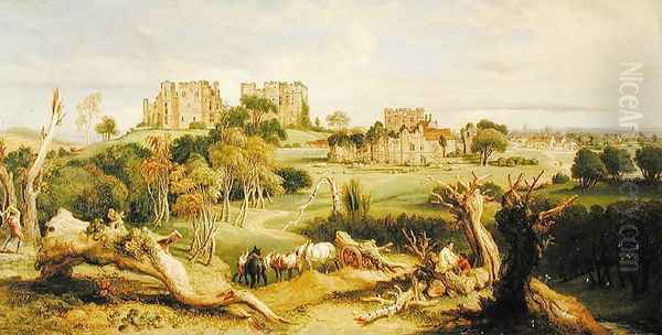 Kenilworth Castle, Warwickshire, 1840 Oil Painting by James Ward