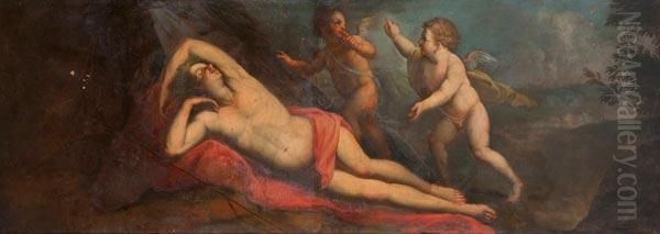 Endimione Dormiente Oil Painting by Antonio Bellucci