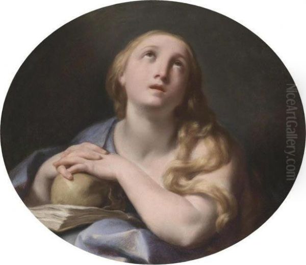 The Penitent Magdalene Oil Painting by Federico Bencovich