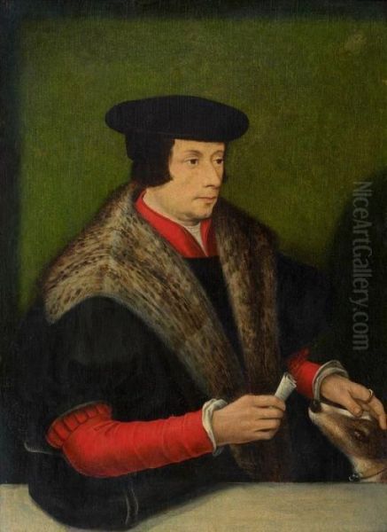 Portrait D'homme Oil Painting by Ambrosius Benson