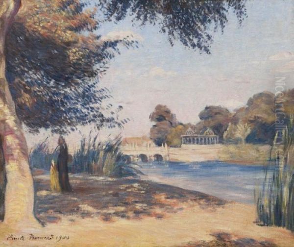 Au Bord Du Nil Oil Painting by Emile Bernard