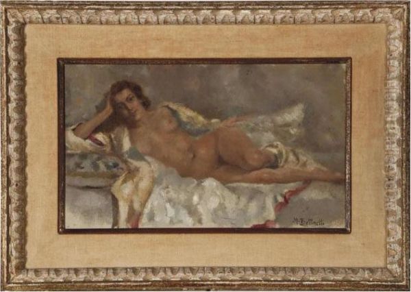 Untitled (nude) Oil Painting by Mario Giuseppe Bettinelli