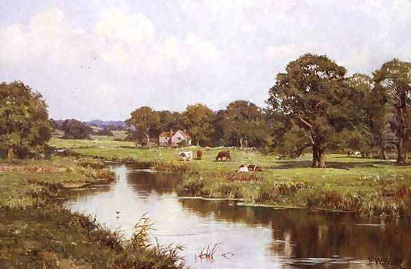 A Quiet September Afternoon, 1920 Oil Painting by Edward Wilkins Waite