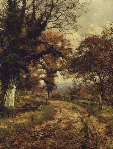 The Autumn Road Oil Painting by Edward Wilkins Waite