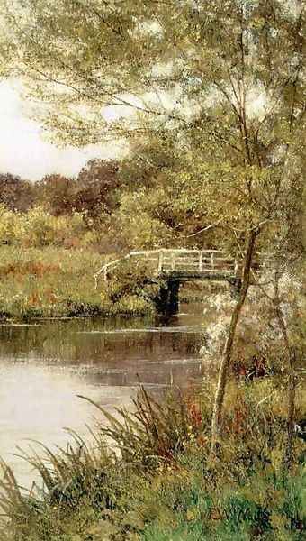 Summer on the Rother Oil Painting by Edward Wilkins Waite