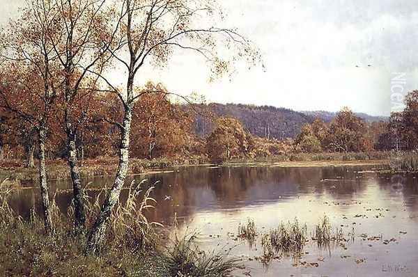 Late Autumn Solitude, 1916 Oil Painting by Edward Wilkins Waite