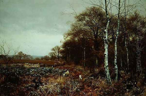 Early Spring Oil Painting by Edward Wilkins Waite