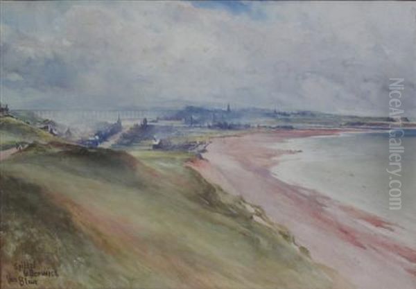 The Spittal And Berwick From The South Oil Painting by John Blair