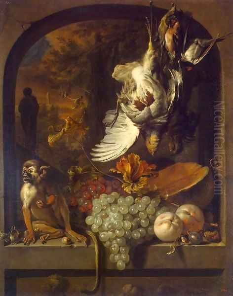 Still-Life Oil Painting by Jan Weenix