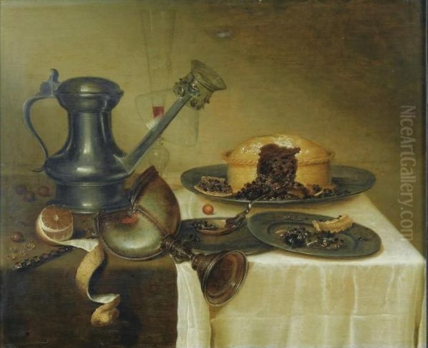 Nature Morte Oil Painting by Maerten Boelema De Stomme