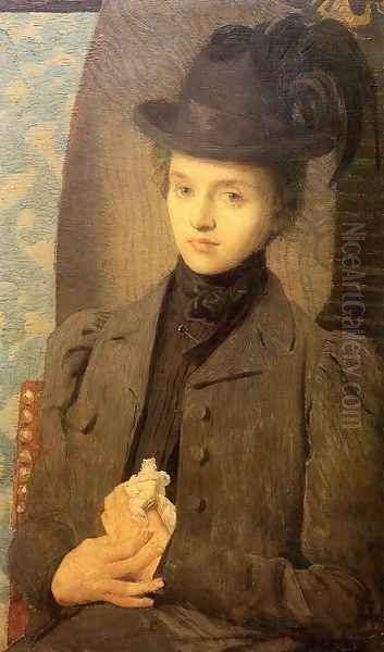 The Black Hat by Julian Alden Weir