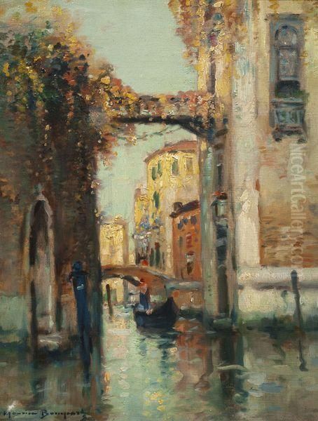 Vue De Venise Oil Painting by Maurice Bompard