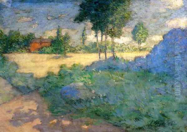 The Farmer's Lawn Oil Painting by Julian Alden Weir