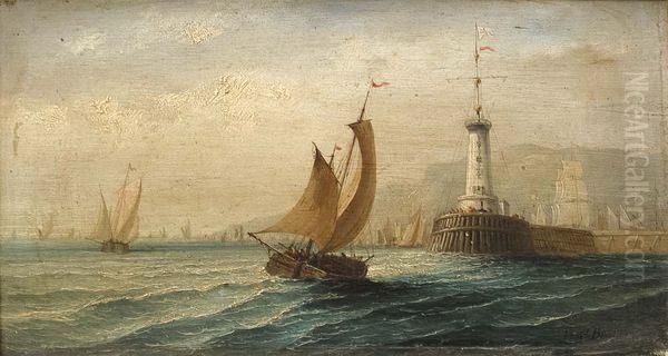 Marine Oil Painting by Ferdinand Bonheur