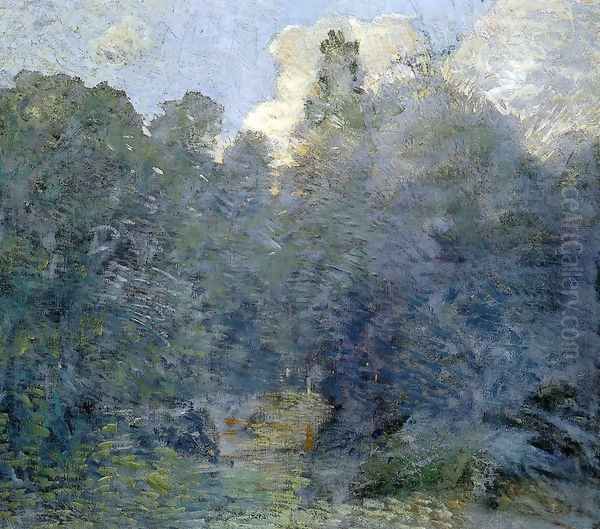 Landscape with Stone Wall, Windham Oil Painting by Julian Alden Weir