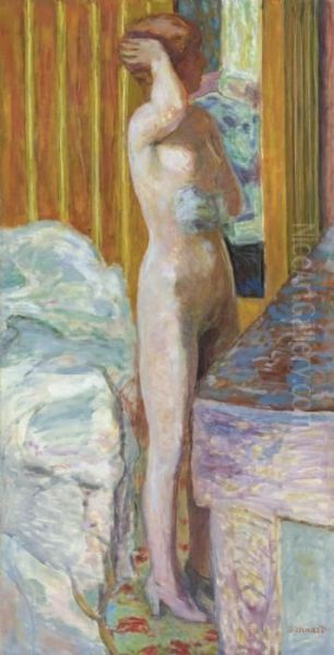 Nu Debout Oil Painting by Pierre Bonnard