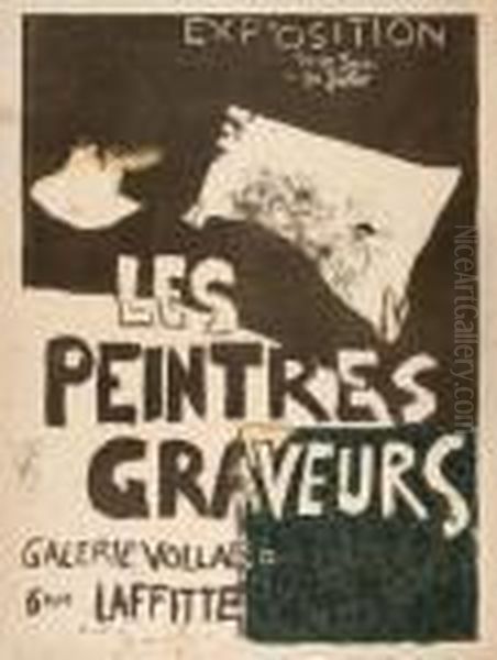 Les Peintres Graveurs, Galerie Vollard - Plakat Oil Painting by Pierre Bonnard