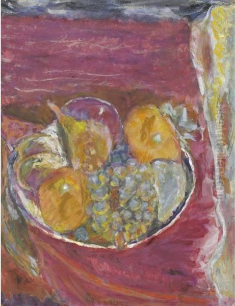 Les Raisins Oil Painting by Pierre Bonnard