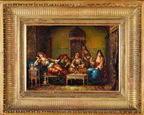 Le Harem Oil Painting by Frederic Borgella