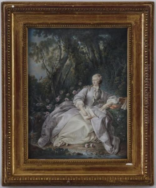 Madame De Pompadour Oil Painting by Francois Boucher