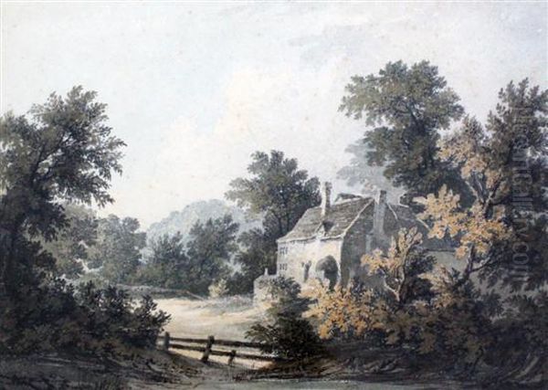 Near Beckenham, Kent Oil Painting by James, Rev. Bourne